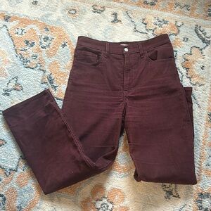 Levi corduroy pants -Ribcage straight ankle